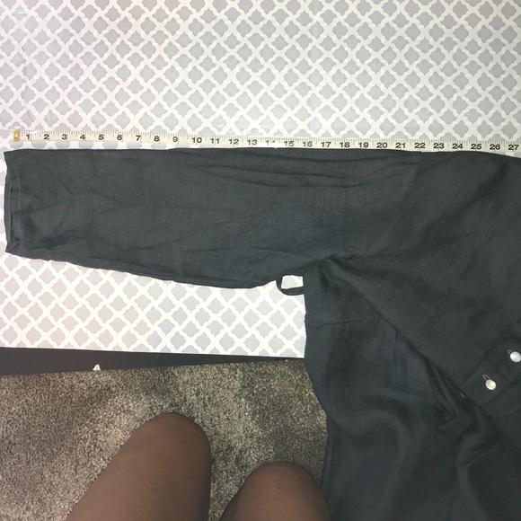 NWOT Krista Larson Flax Linen Dress One Size - Picture 4 of 8